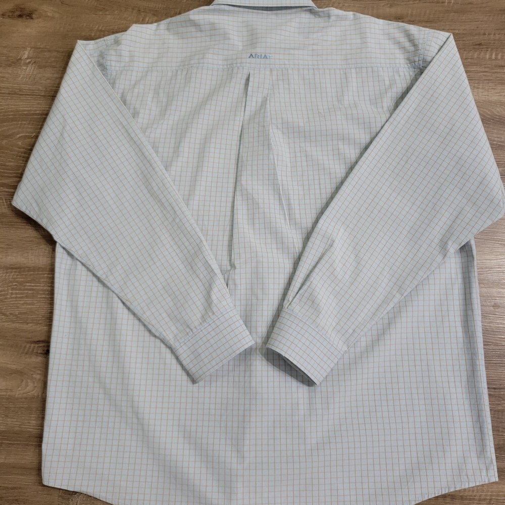 ARIAT Pro Series Men's Pre-owned Button Down Shirt Size XXL - Picture 5 of 6